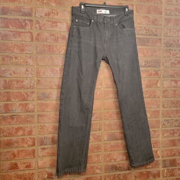 Levis 505 Jeans Black size 18 29 x 29 - Picture 1 of 6
